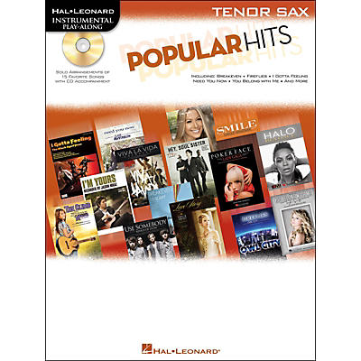 Hal Leonard Popular Hits For Tenor Sax - Instrumental Play-Along Book/CD