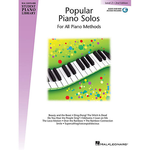 Popular Piano Solos 2nd Edition - Level 2 Piano Library Series Book with CD by Various (Level Elem)