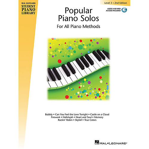 Popular Piano Solos 2nd Edition-Level 3 Educational Piano Library Softcover Audio Online by Various