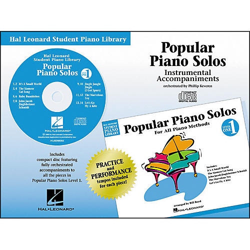 Popular Piano Solos Book 1 Accompaniment CD Hal Leonard Student Piano Library by Phillip Keveren