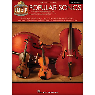 Hal Leonard Popular Songs (Orchestra Play-Along Volume 1) Orchestra Play-Along Series Softcover with CD