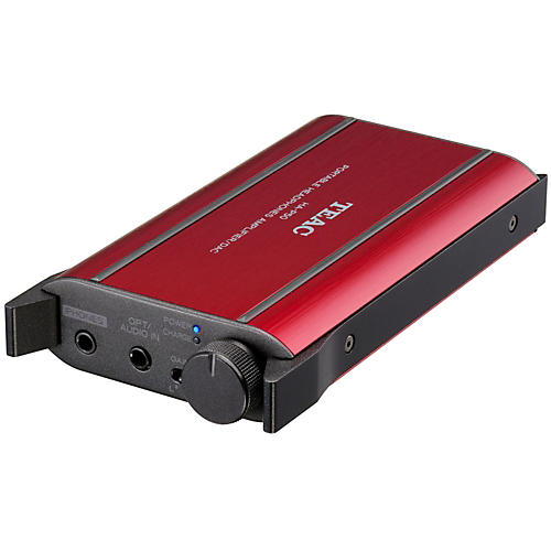 Portable Headphone Amplifier w/USB DAC. Red Color