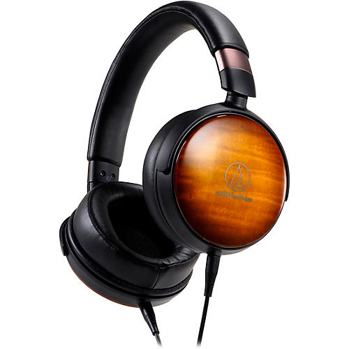 Audio-Technica Portable Over-Ear Wooden Headphones Condition 1 - Mint Flame Maple