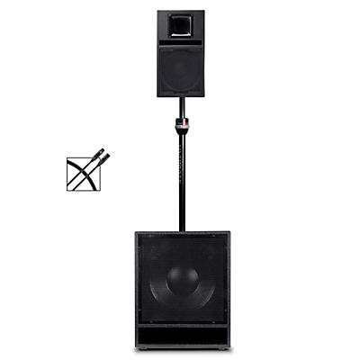 BASSBOSS Portable Performer Package with BB15 Subwoofer, SV9 Loudspeaker & Accessories