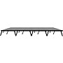 MyStage Portable Stage 10 Stage Decks - 8' x 20' Black