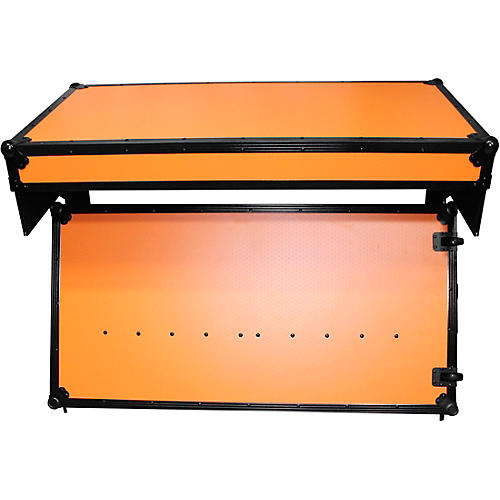 Portable Z-Style Dj Table Flight Case - Orange/Black (XS-ZTABLEOB)