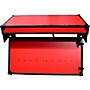 ProX Portable Z-Style Dj Table Flight Case - Red/Black (XS-ZTABLERB)
