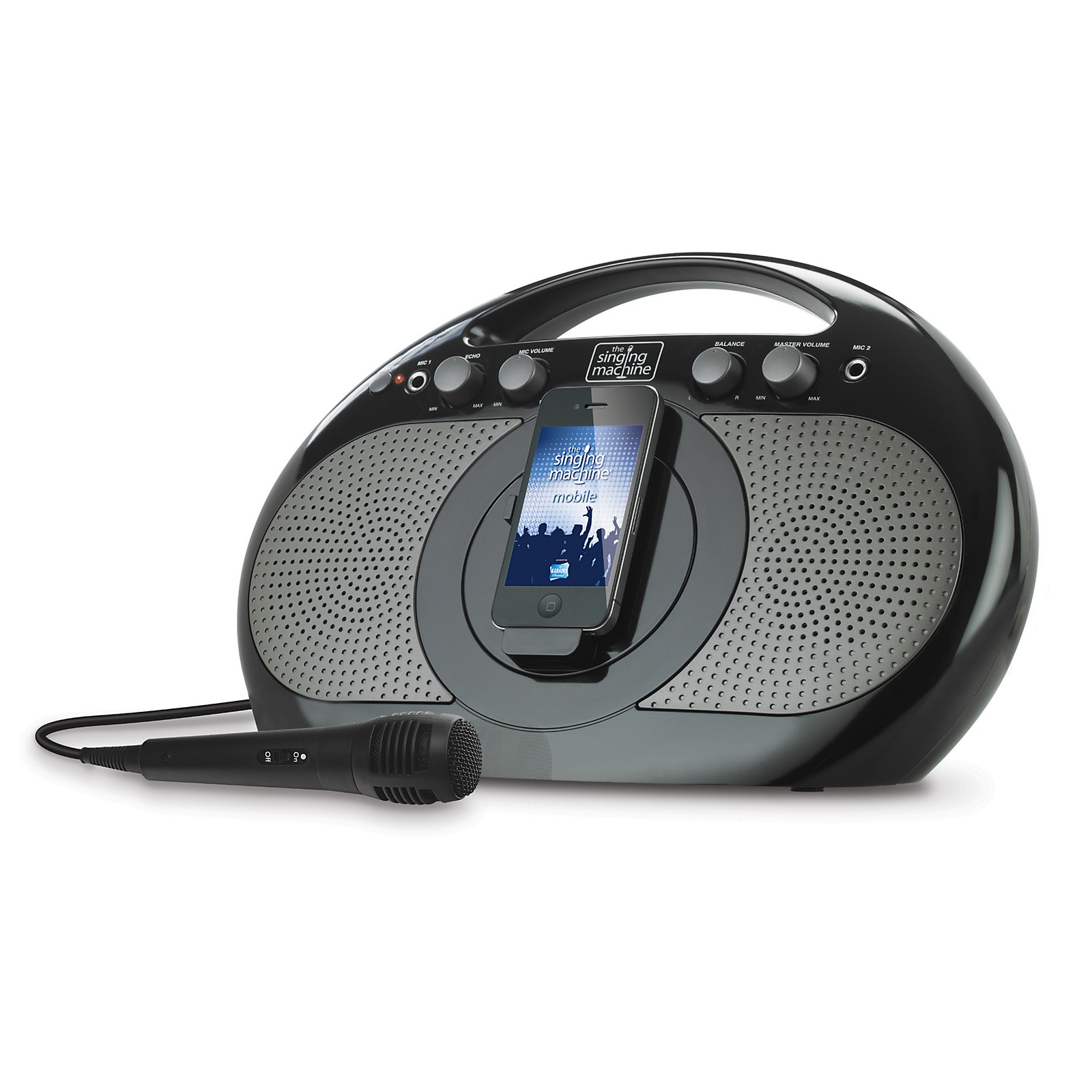 The Singing Machine Portable iPhone/iPod Karaoke System Musician's Friend