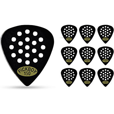 Pick Boy Pos-a-Grip Black Cellulose Guitar Picks