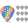 Pick Boy Pos-a-Grip Rainbow Cellulose Jazz Guitar Picks 1.20 mm 10 Pack