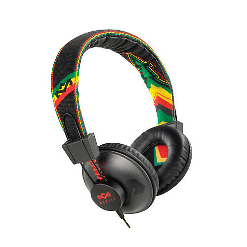 Positive Vibration - Rasta On-ear Headphone (3-button controller)