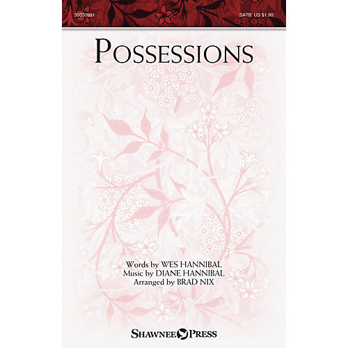 Shawnee Press Possessions SATB arranged by Brad Nix