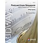 Anglo Music Postcard from Singapore (Grade 3 - Score Only) Concert Band Level 3 Composed by Philip Sparke