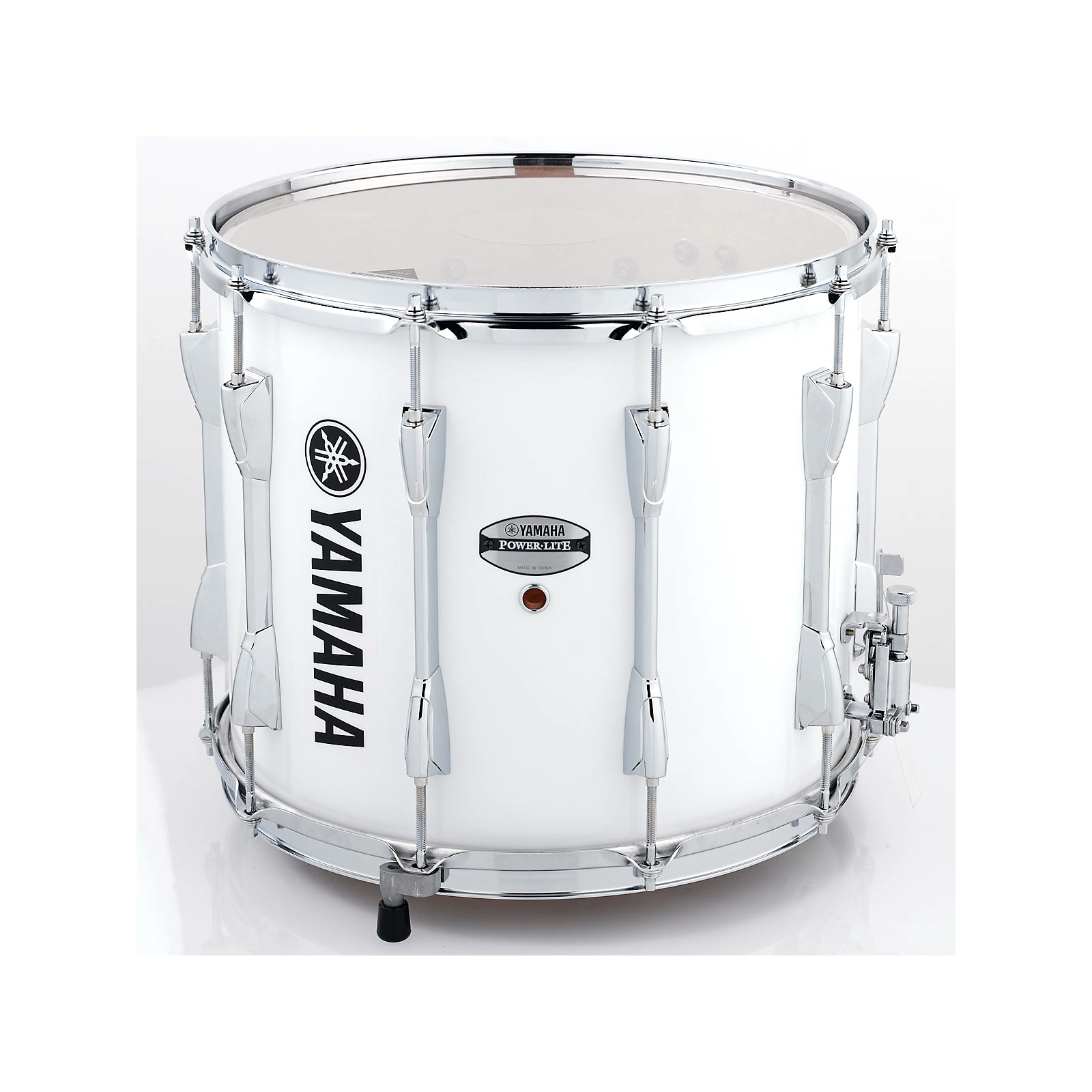 Yamaha PowerLite Marching Snare Drum White Wrap 14 in. Musician's Friend