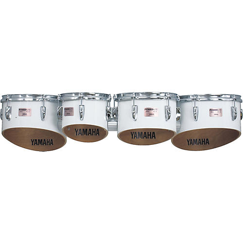 Yamaha Power-Lite Marching Tenors Drilled Condition 2 - Blemished White, 8, 10, 12, 13 Inch 197881170790