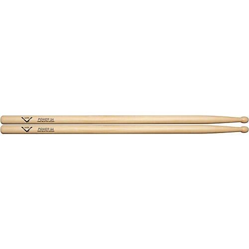 Vater Power Wood Tip Drum Sticks - Pair 3A Natural