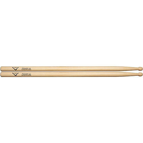 Vater Power Wood Tip Drumsticks - Pair 3A Natural