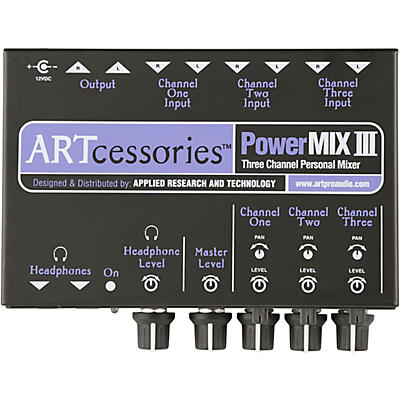 Art PowerMIX III - 3 Channel Personal Mixer