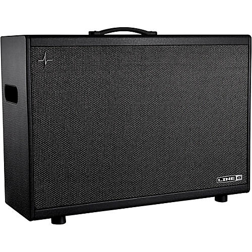 Line 6 Powercab 212 Plus 500W 2x12 Powered Stereo Guitar Speaker Cab Condition 1 - Mint Black and Silver