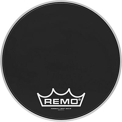 Remo Powermax 2 Ebony Crimplock Bass Drum Head