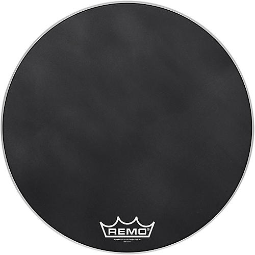 Remo Powermax Black Suede Crimplock Bass Drum Head 26 in.