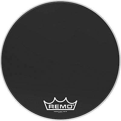 Remo Powermax Ebony Crimplock Bass Drum Head