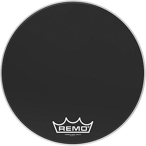 Remo Powermax Ebony Crimplock Bass Drum Head 20 in.