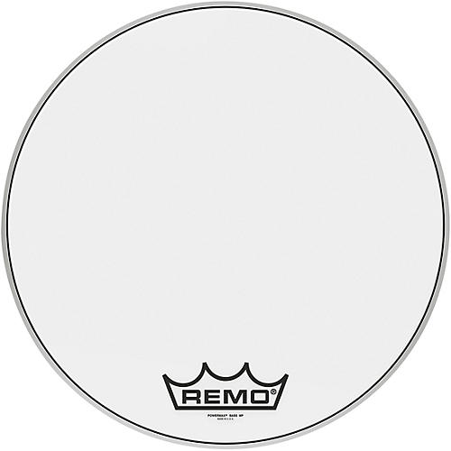 Remo Powermax Ultra White Crimplock Bass Drum Head 20 in.