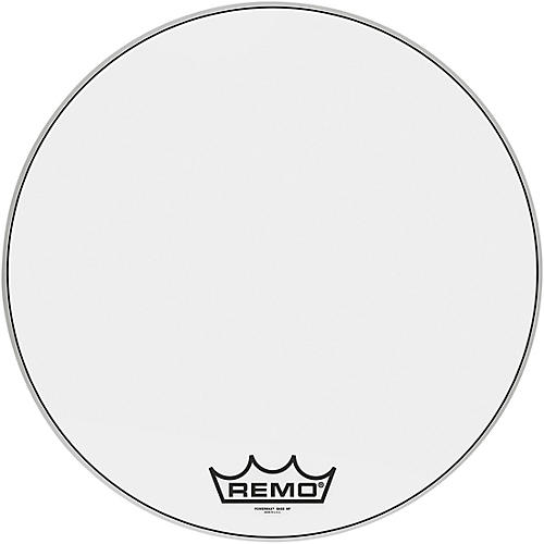 Remo Powermax Ultra White Crimplock Bass Drum Head 24 in.