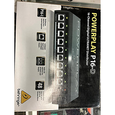 Behringer Powerplay P16-d Patch Bay