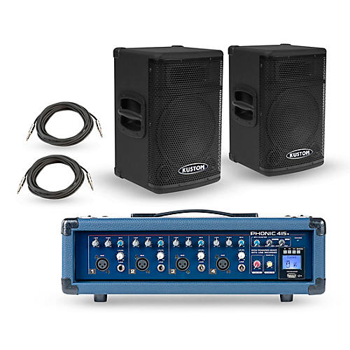 Powerpod 415R Mixer with KPX Speakers PA Package