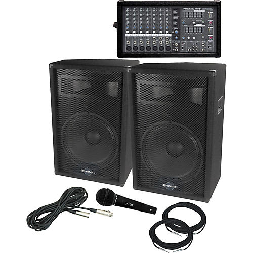 Phonic Powerpod 740 Plus 2X220W 7-Channel Powered Mixer with Digital  Effects Regular