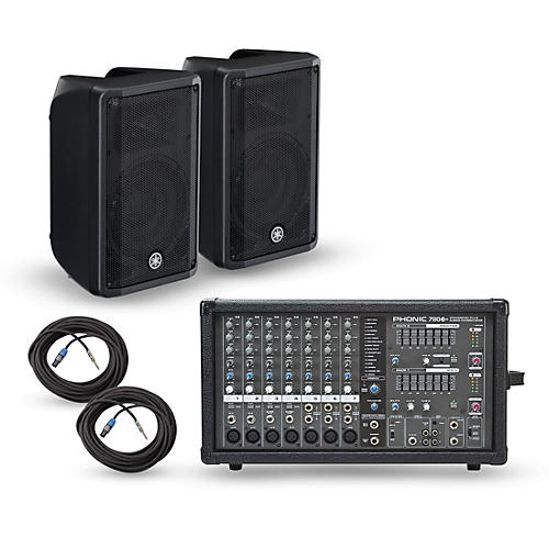 Powerpod 780 Plus Mixer with CBR Speakers PA Package