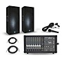 Phonic Powerpod 780 Plus Mixer with GSM Speakers PA Package Dual 15