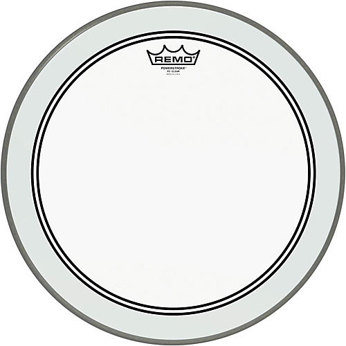 Remo Powerstroke 3 Clear Bass Drum Head With Impact Patch 16 in.