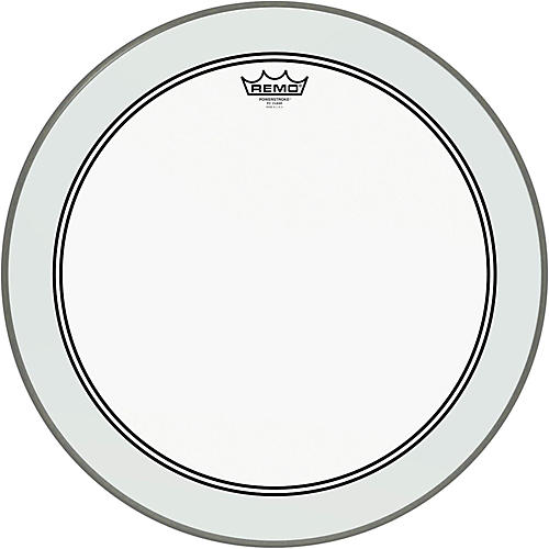 Remo Powerstroke 3 Clear Bass Drum Head with Impact Patch 22 in.
