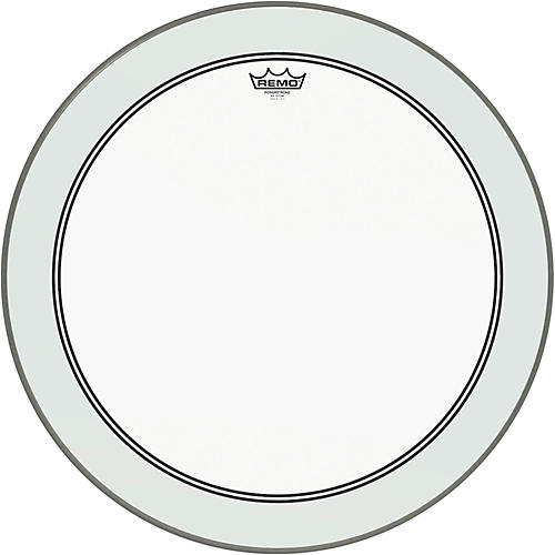 Remo Powerstroke 3 Clear Bass Drum Head with Impact Patch 24 in.