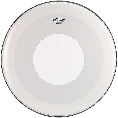 Remo Powerstroke 4 Smooth White Batter Bass Drum Head With White Dot 22 in.