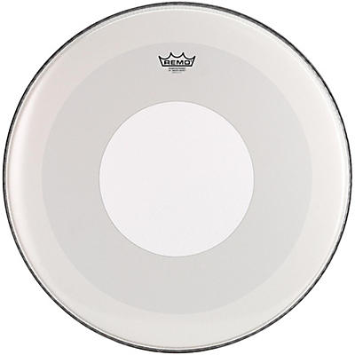 Remo Powerstroke 4 Smooth White Batter Bass Drum Head with White Dot