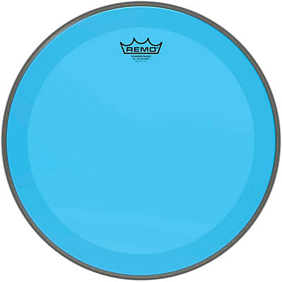 Remo Powerstroke P3 Colortone Blue Bass Drum Head