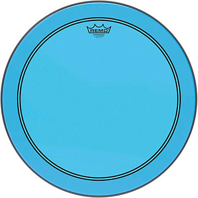Remo Powerstroke P3 Colortone Blue Bass Drum Head