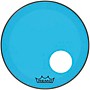 Remo Powerstroke P3 Colortone Blue Resonant Bass Drum Head With 5