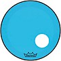 Remo Powerstroke P3 Colortone Blue Resonant Bass Drum Head With 5