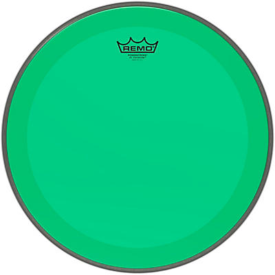 Remo Powerstroke P3 Colortone Green Bass Drum Head