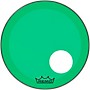 Remo Powerstroke P3 Colortone Green Resonant Bass Drum Head 5