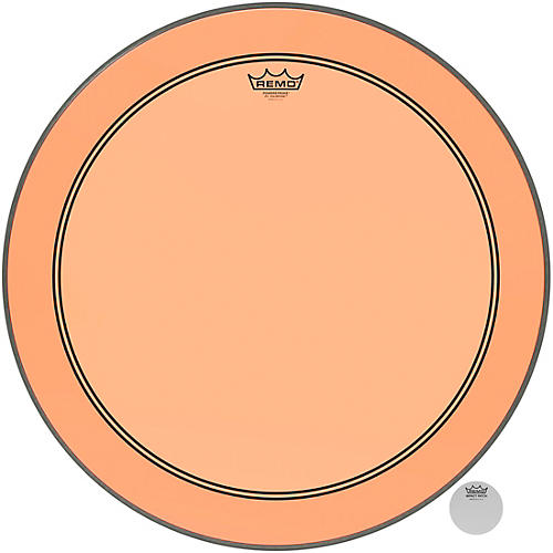 Remo Powerstroke P3 Colortone Orange Bass Drum Head 24 in.