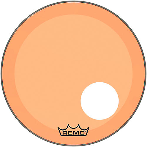 Remo Powerstroke P3 Colortone Orange Resonant Bass Drum Head With 5