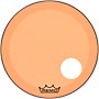 Remo Powerstroke P3 Colortone Orange Resonant Bass Drum Head With 5