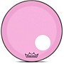 Remo Powerstroke P3 Colortone Pink Resonant Bass Drum Head With 5