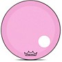 Remo Powerstroke P3 Colortone Pink Resonant Bass Drum Head With 5